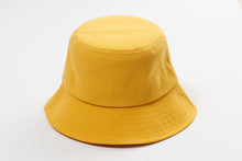 Load image into Gallery viewer, summery yellow bucket hat product shot
